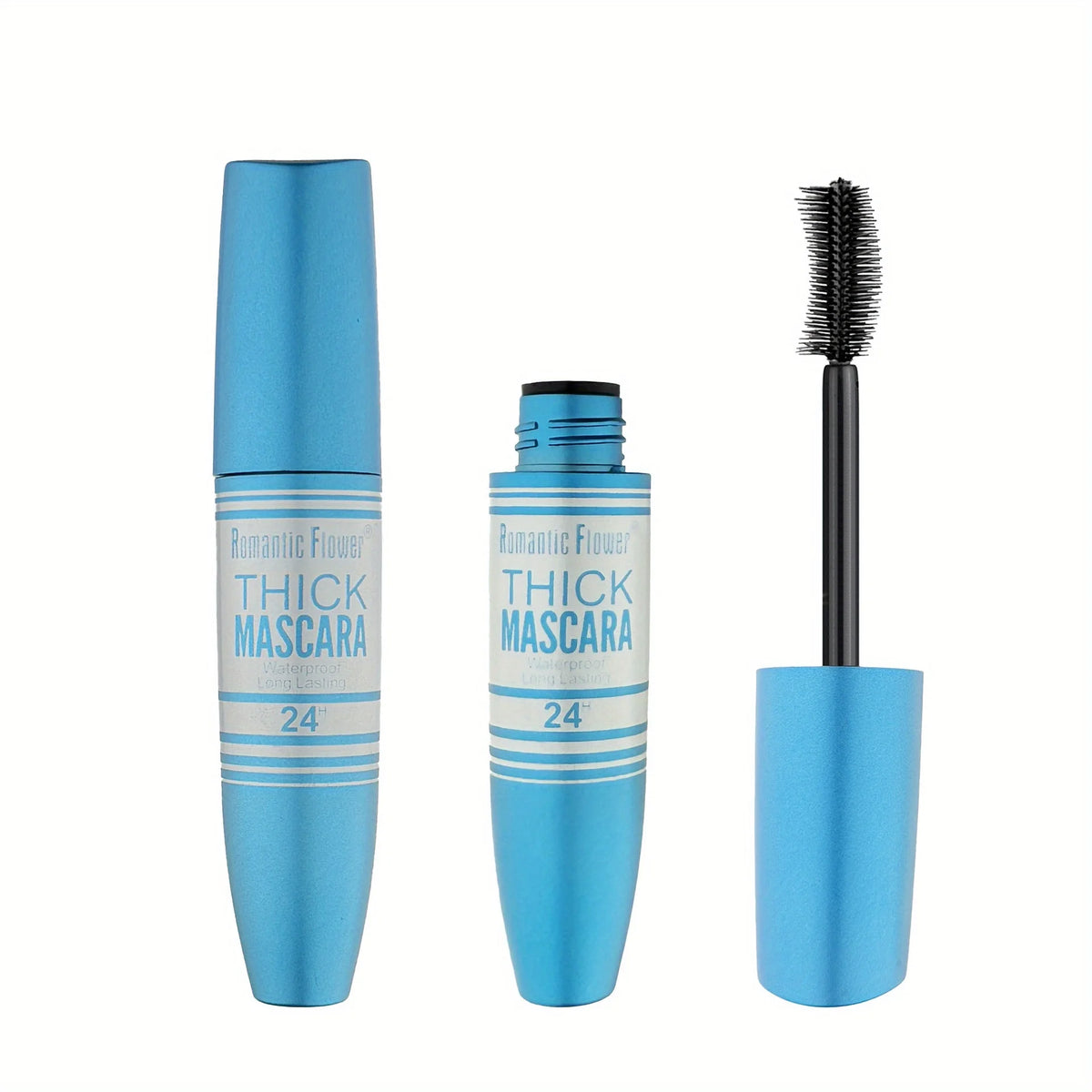 YICKYUE  -  Waterproof 4D Lash Volumizing Mascara Long-Lasting 24-Hour Smudge-Proof Mascara for Thickened Lengthened Curling Eyelashes
