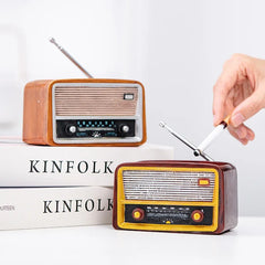 YICKYUE  -  Radio Ashtray Creative Personality Trend Household Living Room Anti-fly Ash Office Anti-smoke Ashtray Ornament