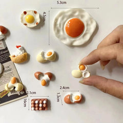YICKYUE  -  5pcs Miniature Mini Egg Fridge Magnet Home Decoration Photo Message Fixed Magnet