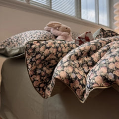 YICKYUE  -  1pc Flower Print Comforter For Summer Autumn Winter,Pure Cotton Gauze Face Thick Quilt Core Blanket For Single Drop Shipping