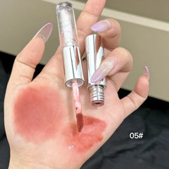 YICKYUE  -  Double Ended Lipgloss Moisturizing Makeup Matter Liquid Lipstick And Mirror Water Glazed Lip Gloss Hydrating Lip Tint