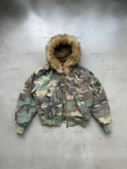 HEARUJOY  -  New Camouflage Zipper Hoodie Men Y2k American Street Retro Gothic Hip-Hop Rock Versatile Oversized Sweatshirt Women