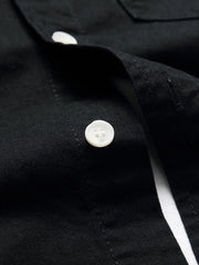 HEARUJOY  -  Men's Spring/Autumn Retro Black Denim Jacket, a street-style classic piece, versatile with a vintage rugged vibe