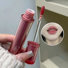 YICKYUE  -  Pink Mirror Crystal Lip Gloss Makeup Water Glass Lip Glaze Plumping Waterproof Jelly Lip Tint Lipstick Moisturizing Beauty Lips
