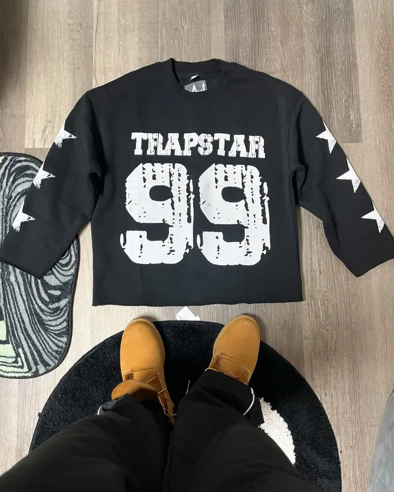 Hearujoy American autumn printed long-sleeved top Hip hop trend pullover hoodie women street Goth Harajuku fashion oversized sweatshirt