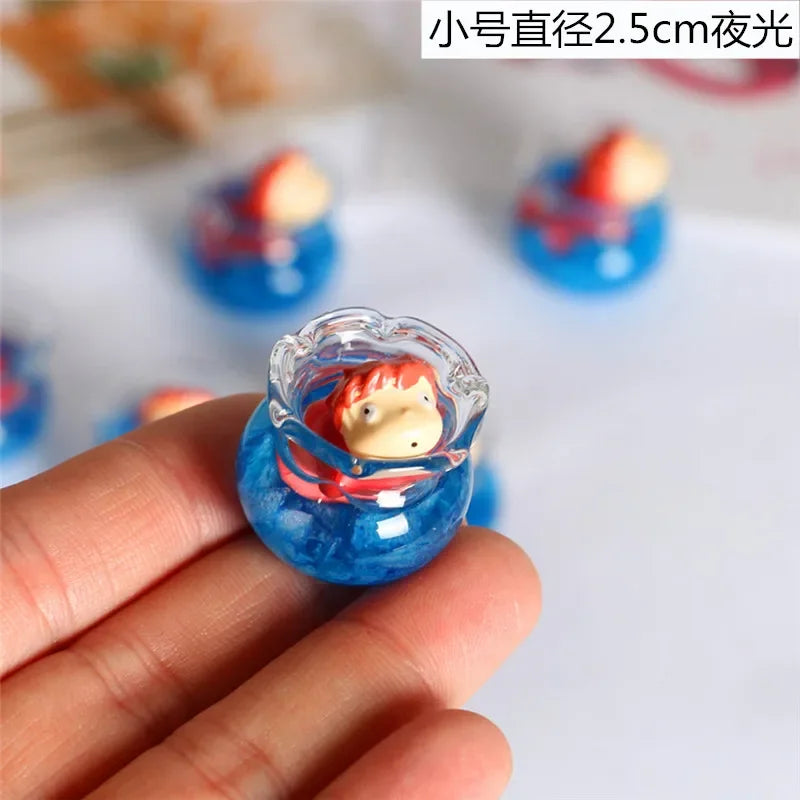 YICKYUE  -  Fish Tank Little Girlre Frigerator Magnets Cute Ins Magnetic Decorative Magnet Home Decor