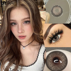 YICKYUE  -  NEW Cosplay Colored Contact Lenses for Eyes Anime Purple Lenses Cosmetic Blue Eye Contacts Brown Natural Fashion Lenses