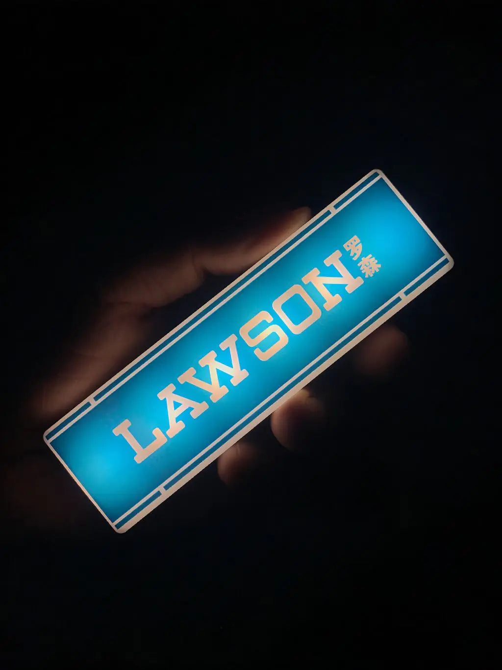 YICKYUE  -  Creative 3d Fridge Magnets Iapan Convenience Store Led Light Sign Box Magnetic Refrigerator Stickers Home Decorative Toy Model