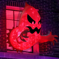 YICKYUE  -  Inflatable Ghost for Halloween, Horror Window, Foldable Balloon, Outdoor, Courtyard, Garden Decoration, Fun Party Tool, 1.4m