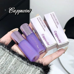 YICKYUE  -  Water Light Lip Gloss Purple Mulberry Mirror Glass Lip Glaze Moisturizing Plump Lip Non Stick Cup Waterproof Long Lasting Makeup