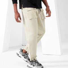 Hearujoy Parachute Cargo Pants for Men Quick Drying Casual Techwear Black Trousers Male Big Size Summer Streetwear Hip Hop Pocket