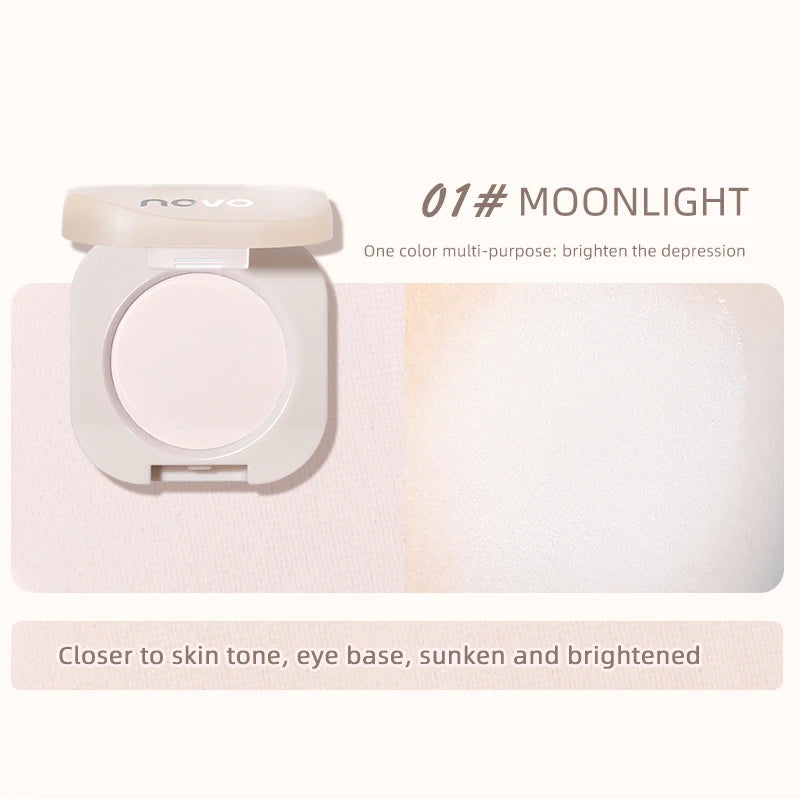 YICKYUE  -  Monochrome Glitter Champagne Eyeshadow Diamond Waterproof Matte Eyeshadow Palette Pearlescent Glitter Shiny Eyes Makeup Cosmetic