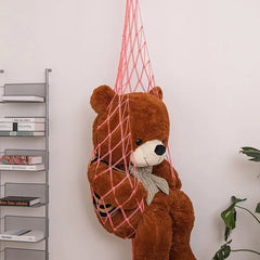 YICKYUE  -  1pcs Hanging Toy Storage Cotton Rope Hanging Net Hand-woven Plush Toy Storage Net Bag Bohemian Toy Hammock