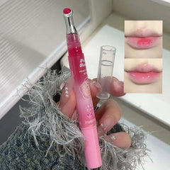 YICKYUE  -  Lips Plump Lip Gloss Serum Long-lasting Moisturizing Preventing Dryness Reducing Lip Wrinkles Lips Care Lipstick Brighten Gloss