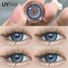 YICKYUE  -  1 Pair Color Contact Lenses for Eyes Korean Brown Natural Big Eye Lenses Gray Eye Contact Green Color Lens