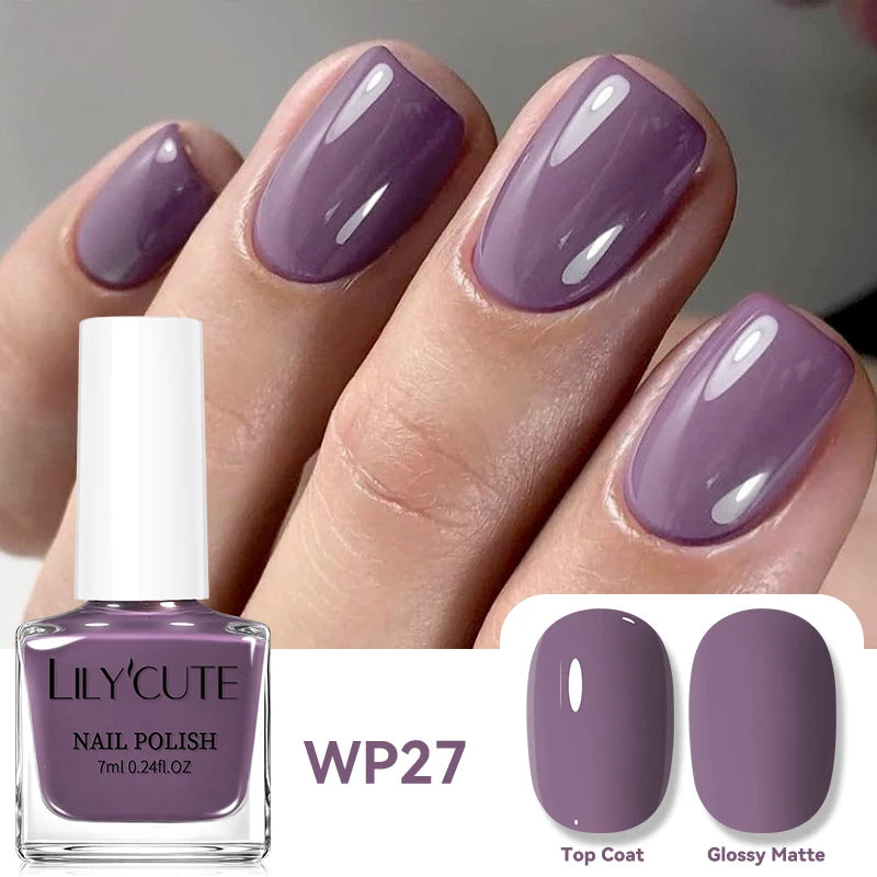 YICKYUE  -  7ml Sliver Holographics Nail Polish Colorful Shining Glitter Sequins Effect Nail Art Varnish No Need Lamp Air Dry