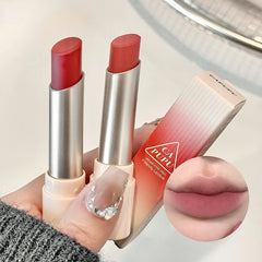 YICKYUE  -  Waterproof Velvet Lipstick Easy To Wear Long-lasting Lipstick Matte Nude Coffee Lip Glaze Non-stick Cup Makeup Lip Tint Cosmetic