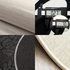 YICKYUE  -  Living Room Rug Stain-resistant Wear-resistant Carpet Comfortable Loop-pile Carpets Retro Style Brown Rugs Home Decor Floor Mat