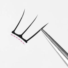 YICKYUE  -  9-12mm DIY Lashes Clusters Extension Women Daily Natural Look Comic False Eyelash Korean U-shaped False Eyelashes Makeup Tool