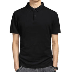HEARUJOY  -  Business Casual Business Casual Wear Black Men T-shirts Men's Clothing Regular Clothing Length All-match Style Brand New Item