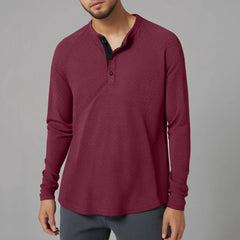 HEARUJOY  -  Mens Bottom Shirt Waffle T-Shirt Mens Solid Color V Neck Long Sleeve Body Shirt Bottom Shirt Bodysuit Men Men Micro Underwear