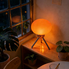 YICKYUE  -  Bauhaus Mid-Century Glass Mushroom Table Lamp Nordic Ins Girls Style Retro Modern Bedroom Bedside Ambient Decor Light