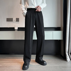 Hearujoy White Gray Black Suit Pants Men Slim Fashion Social Mens Dress Pants Korean Straight Pants Mens Office Formal Trousers M-3XL