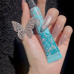 YICKYUE  -  Diamond Glitter Highlighter Cream Liquid Makeup Face Contour Glow Body Shimmer Sparkling Illuminating Highlight for All Skin