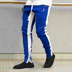 HEARUJOY  -  Mens Four Seasons Fashion Casual Casual Pants Pants Four Seasons Solid Color Fitness Breathable Polyester Korean Fashion Pants