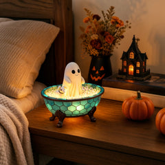 YICKYUE  -  Creative and Cute Halloween Bathtub Night Light Indoor Figurine Lamps Holiday Birthday Fun Gift Party Scene Decoration