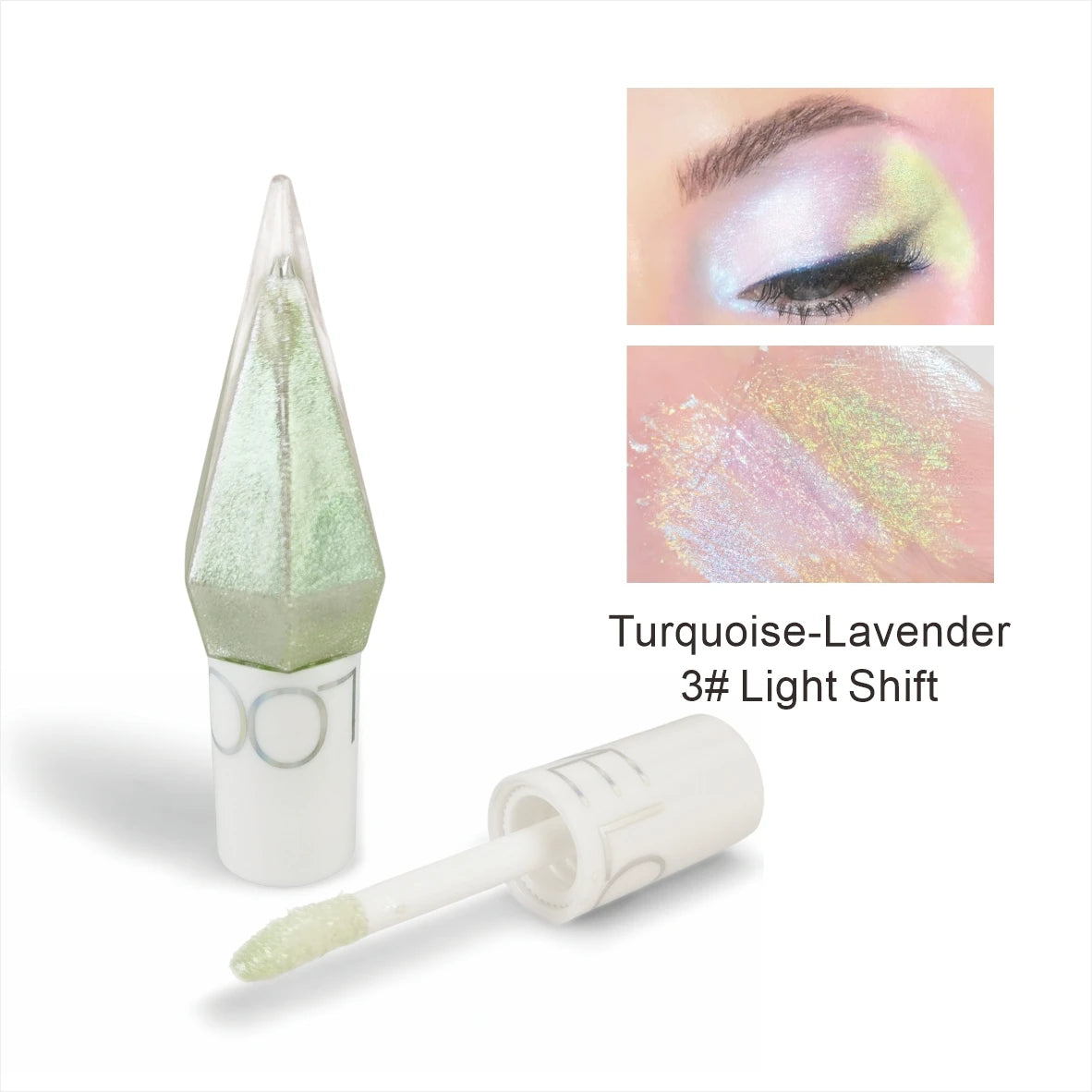YICKYUE  -  Waterproof Optical Chameleon Liquid Eyeshadow Gradient Glitter Eyeshadow Makeup Polarized Change Color Eyeshadow Liquid Cosmetic