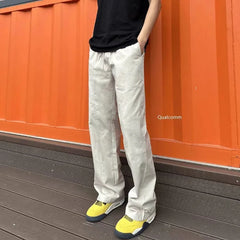 HEARUJOY  -  Spring Autumn Fashion High Waist Solid Men's Clothing Japanese Style Casual All-match Pocket Button Simplicity Young Chic Pants
