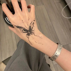 YICKYUE  -  Herbal Butterfly Temporary Tattoo Art Sexy Fake Tattoo Lasting Tatoo Sticker Hand Waterproof Punk Stickers Tatuajes Temporales