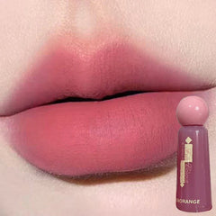 YICKYUE  -  Rose Pink Matte Lipstick Waterproof Cute Lip Mud Velvet Mousse Grey Pink Lip Gloss Non-Stick Cup Lip Tint Makeup Korean Cosmetic