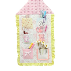 YICKYUE  -  Cute Cartoon Strawberry Hanging Bag Wall-mounted Space Saving Bedside Hanging Bag High Aesthetic Value Large Capacity