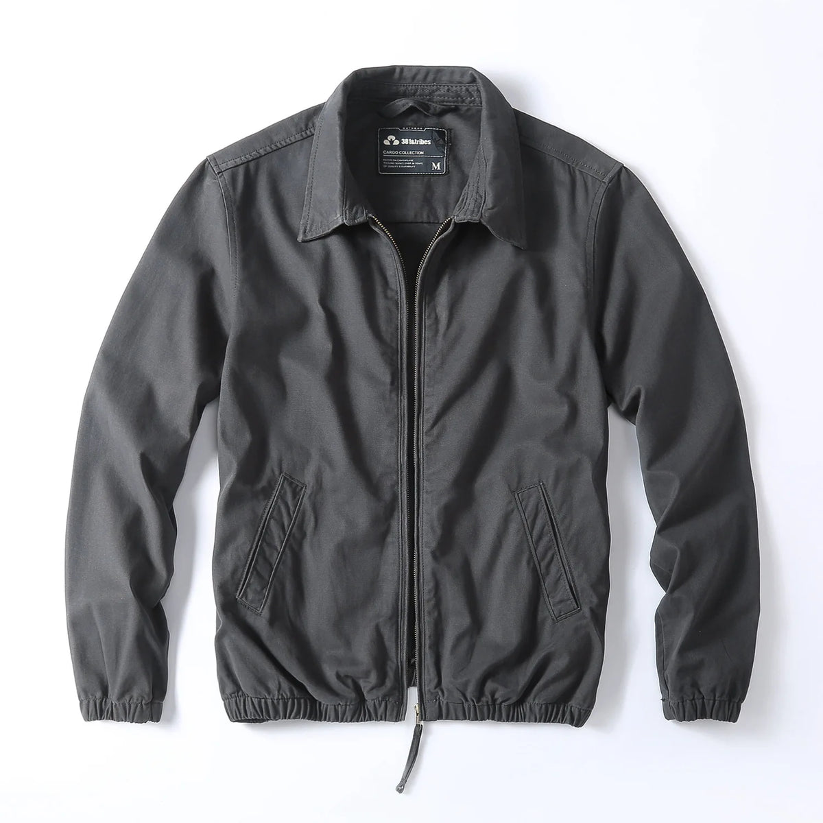 HEARUJOY  -  Amikaki Men's Cotton Workwear Bomber Jacket Autumn Spring Fashion Stylish Lightweight Windbreaker Trucker Jackets