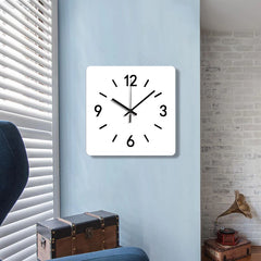 YICKYUE  -  Modern Simple Art Acrylic Square Wall Clock Silent Wall Clock No Ticking Living Room Bedroom Dining Room Decorative Wall Clock