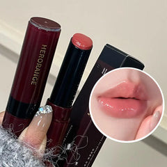 YICKYUE  -  Crystal Hawthorn Red Mirror Lipstick Water Light Jelly Lipgloss Moisturizer Lasting Non-stick Clear Pink Lip Glaze Korean Makeup