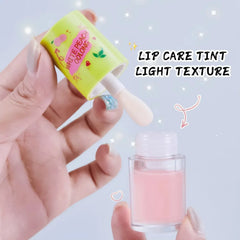 YICKYUE  -  Peach Lip Oil Gloss Plumping Lasting Moisturizing Makeup Fruit Transparent Lip Balm Oil Water Glossy Women Lips Care Cosmetics