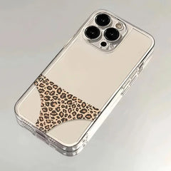 YICKYUE  -  Sexy Bikini Underpants Clear Phone Case For iPhone 16 15 13 14 12 11 Pro Max 13 Mini SE 7 8 14 Plus Soft TPU Covers Shell Fundas