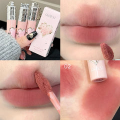 YICKYUE  -  4 Colors Velvet Lip Mud Matte Finish Skin-Tone Enhancing Lip Tint Versatile Nude Makeup For Women Lasting Lipgloss Stain