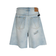 HEARUJOY  -  Washing Vintage Holes Casual Ripped Jorts Distressed Y2k Jeans Men
