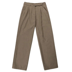 HEARUJOY  -  Light luxury Solid Suit Pants Men Loose straight Trousers Fashion Business Society Korean Casual Pants Adjustable Waist Belt