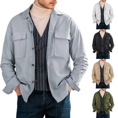 HEARUJOY  -  For Parties For Casual Outings Mens Button Down Coat Daily Activities Casual Parties Casual Shirt Brand New Condition