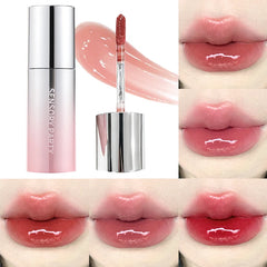 YICKYUE  -  Crystal Jelly Mirror Surface Lip Oil Plumping Colorfast Makeup Lasting Anti Stick Cup Sexy Moisturizing with Lips Gloss Cosmetic