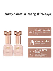 YICKYUE  -  2 Colors Milky White Nude Pink Neutral Sheer Translucent Soak Off UV Gel Nail Kit, Nail Concealer for Salon DIY