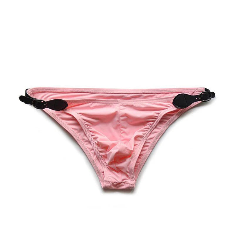 Hearujoy Underwear Men Panties Buckle Underpants Sissy Slip Sexy Thong Gay Lingerie Quick Dry Calzoncillos Hombre Jockstrap Calcinha