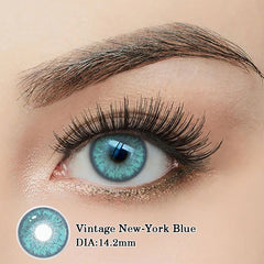 YICKYUE  -  1pair Green Colored Contact Lenses Bueatiful Pupils Contact Lenses with Prescription Blue Gray Pupils Brown Lenses Yearly