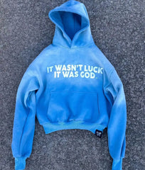 Hearujoy Vintage Streetwear God Letter Printed Hoodies Women Oversized Street Sweatshirt Harajuku New Y2k Tops Men Clothing