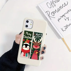 YICKYUE  -  Christmas DIY Sticker Roll, Make Your Own Snowman Penguin Santa Claus Decorative Stickers Waterproof Vinyl Christmas Party Favor